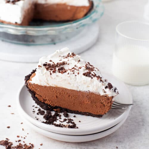 No Bake Chocolate Pie - I Heart Eating