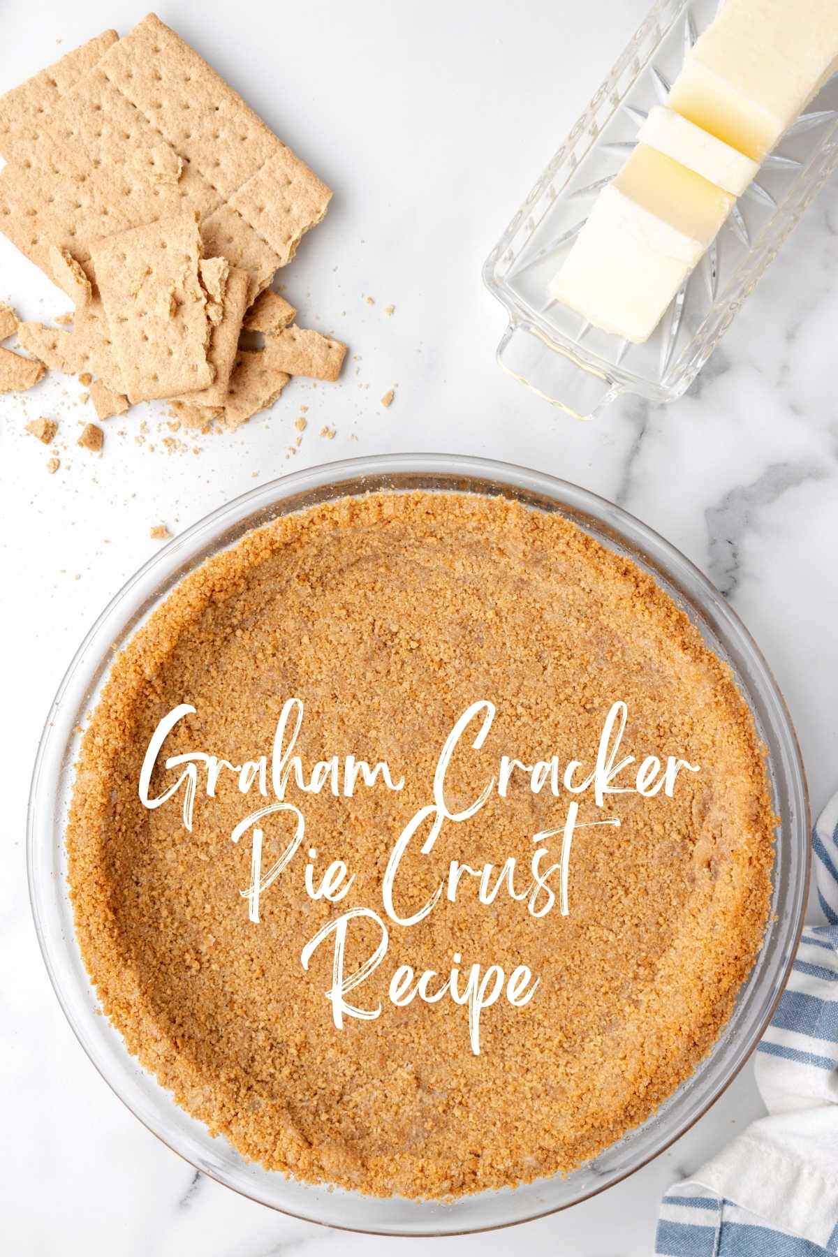 Easy Homemade Graham Cracker Crust - I Heart Eating