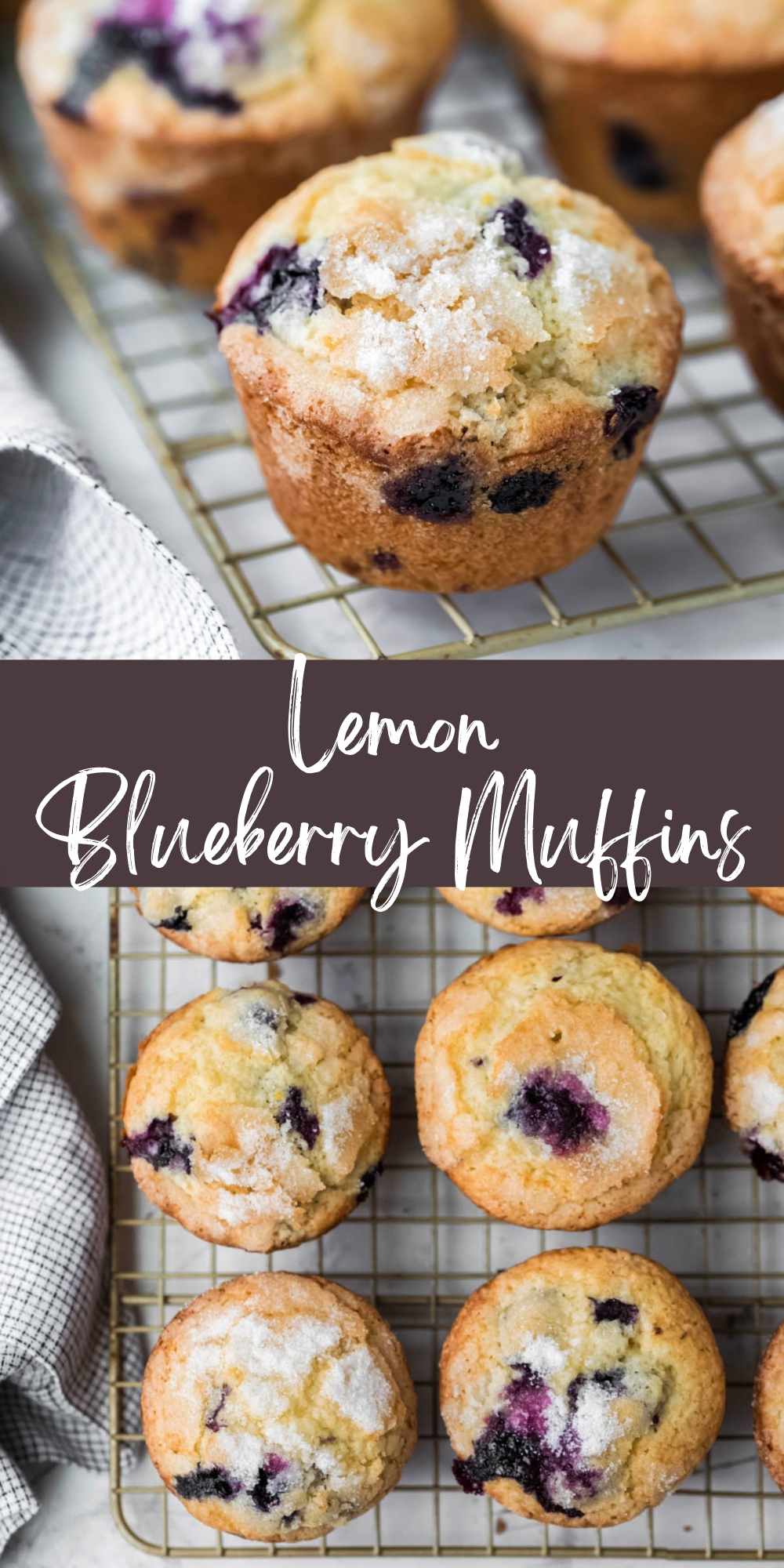 Lemon Blueberry Muffins - I Heart Eating