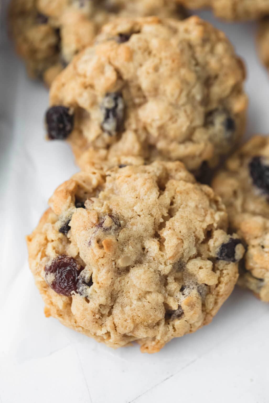 Soft & Chewy Oatmeal Raisin Cookies - I Heart Eating