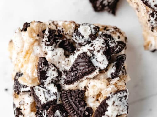 Brown Butter Oreo Rice Krispie Treats Recipe