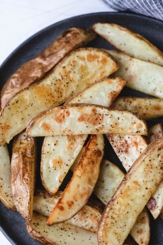 Oven Roasted Potato Wedges - I Heart Eating