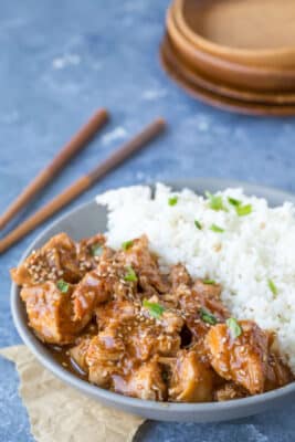 Slow Cooker Sesame Chicken - I Heart Eating