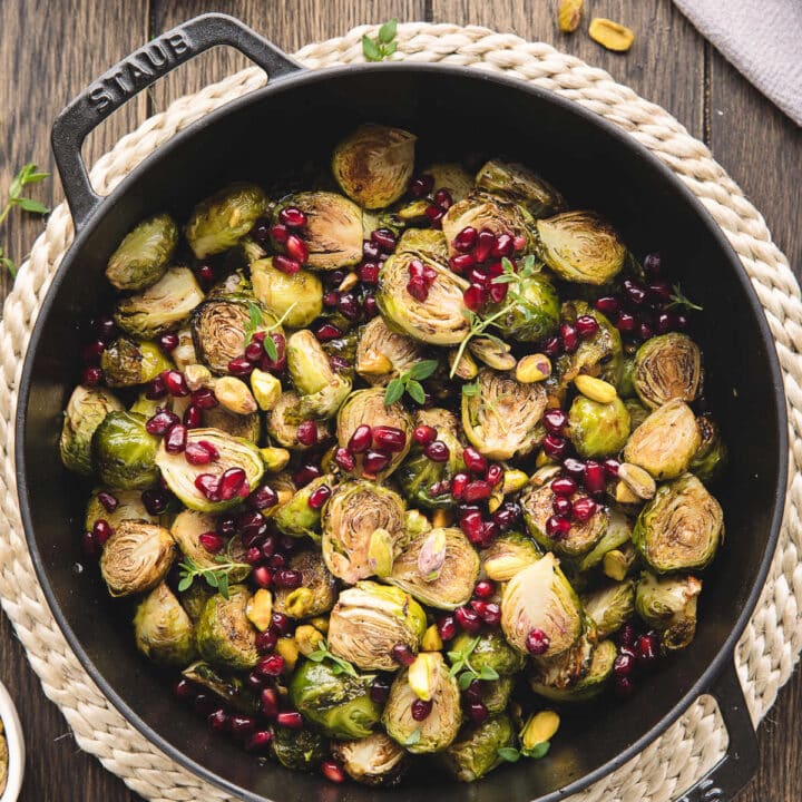 Roasted Brussels Sprouts With Balsamic Glaze - I Heart Eating