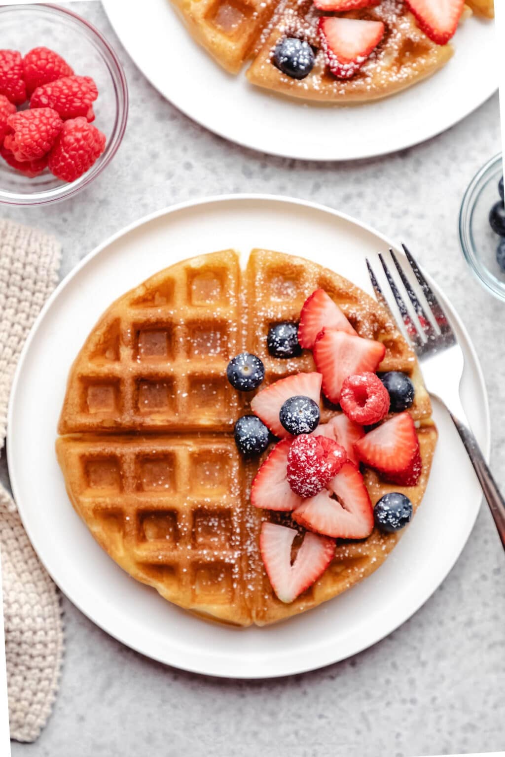 Easy Buttermilk Waffle Recipe - I Heart Eating