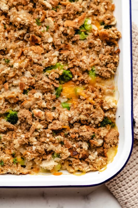 Chicken Broccoli Stuffing Casserole - I Heart Eating