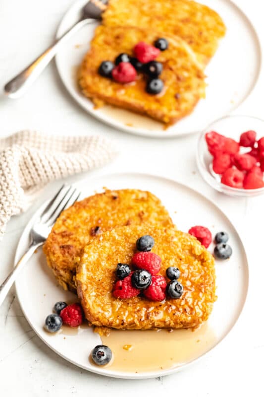 Cornflake French Toast Recipe - I Heart Eating