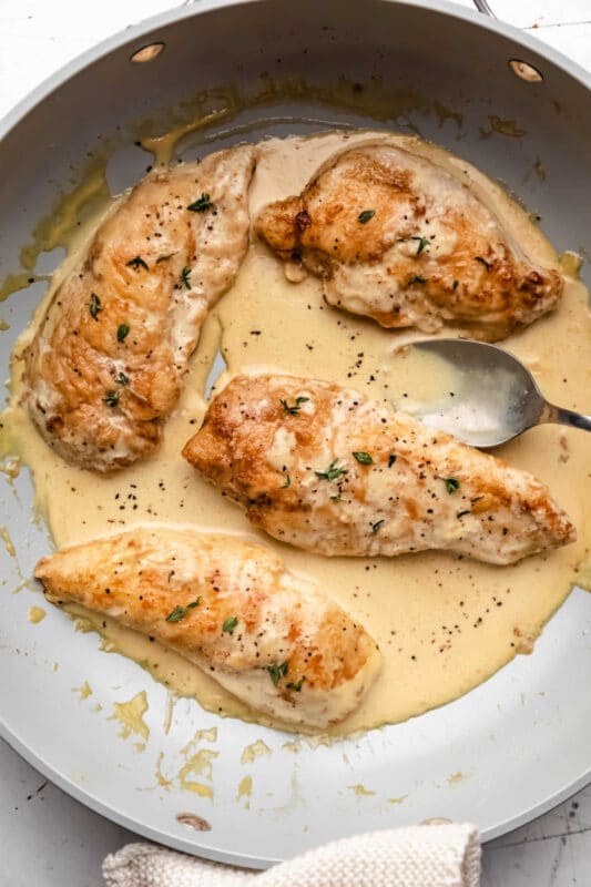 Creamy Mustard Chicken Recipe - I Heart Eating