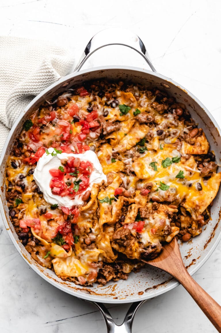 Ground Beef Burrito Skillet - I Heart Eating