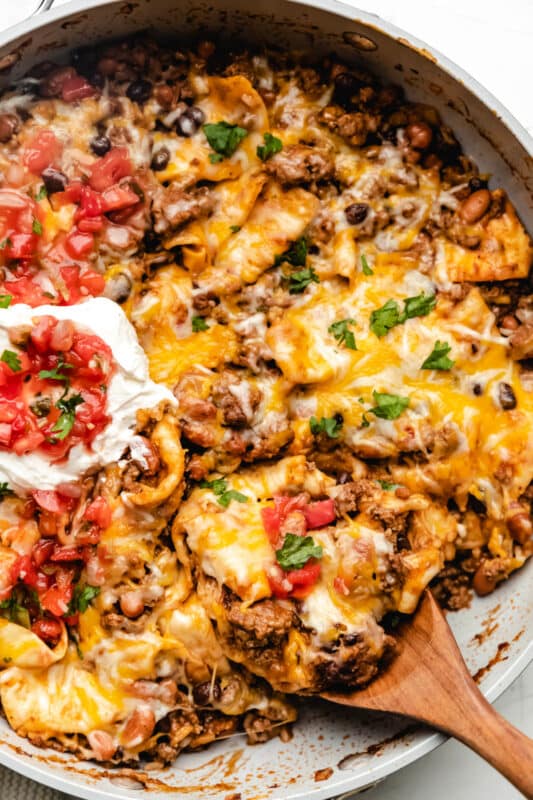 Ground Beef Burrito Skillet - I Heart Eating