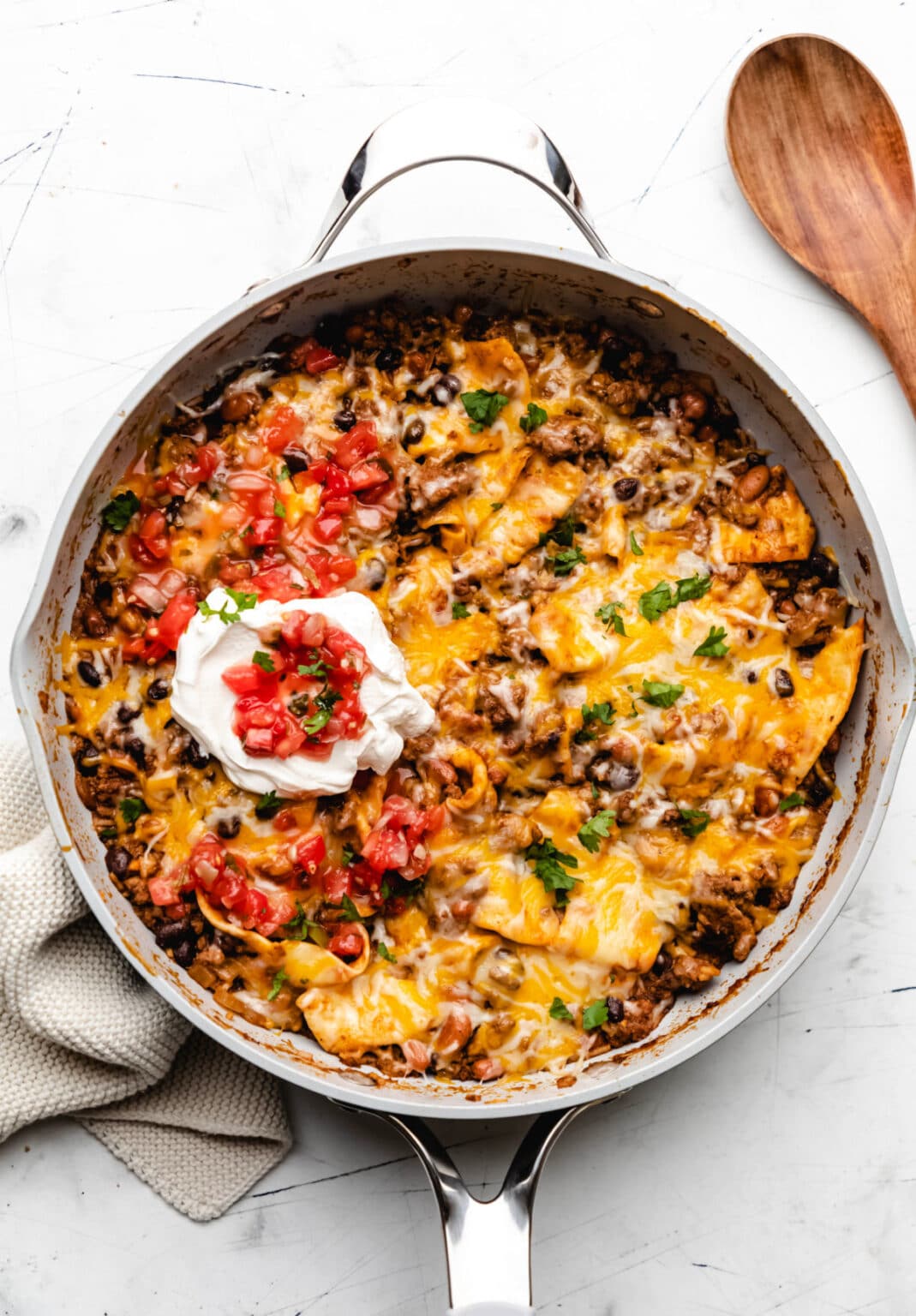 Ground Beef Burrito Skillet - I Heart Eating