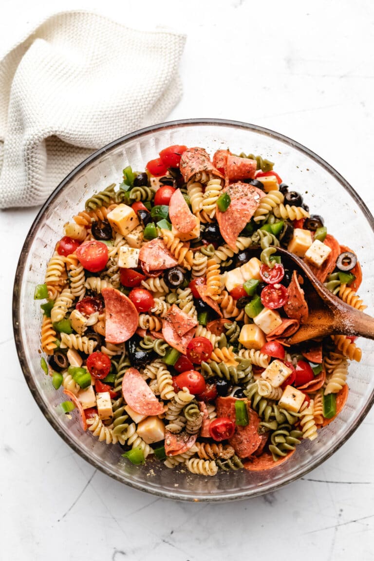 Easy Pasta Salad Recipe - I Heart Eating