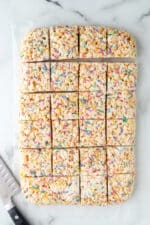 Funfetti Rice Krispies Treats - I Heart Eating