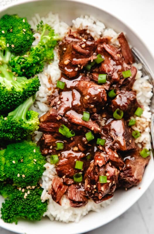 Slow Cooker Korean Beef - I Heart Eating