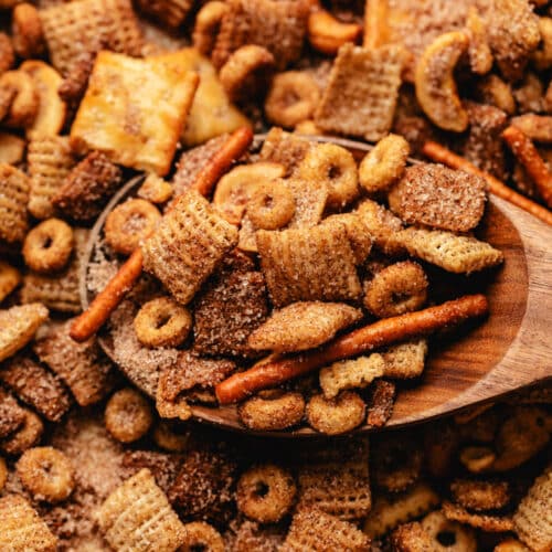 Cinnamon Sugar Snack Mix - Crazy for Crust
